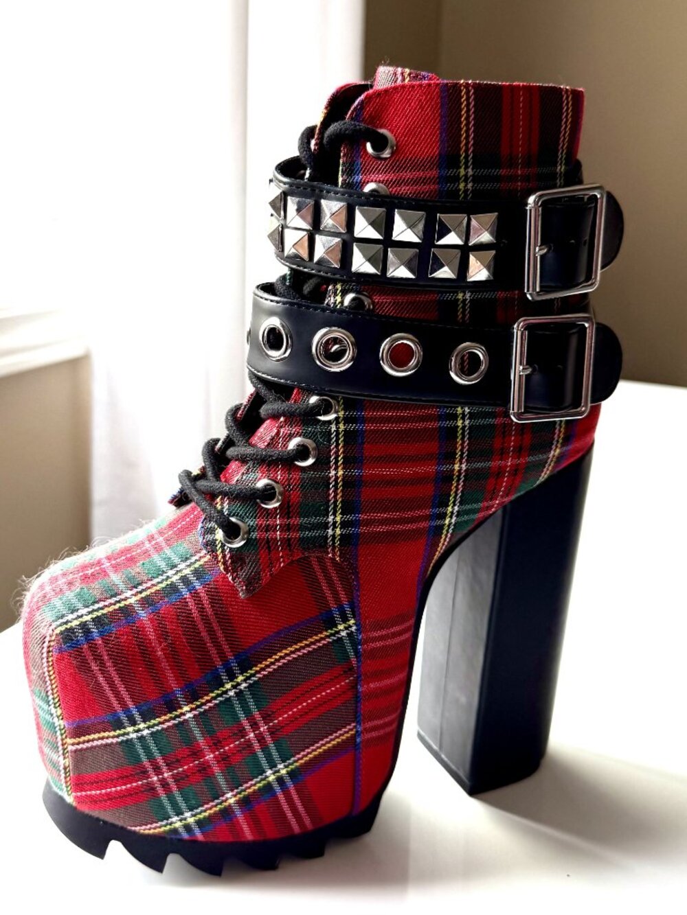 Charla Tedrick - Tartan Anarchy Boots